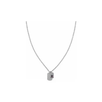 Tommy Hilfiger Stainless Steel Necklaces Unisex Silver