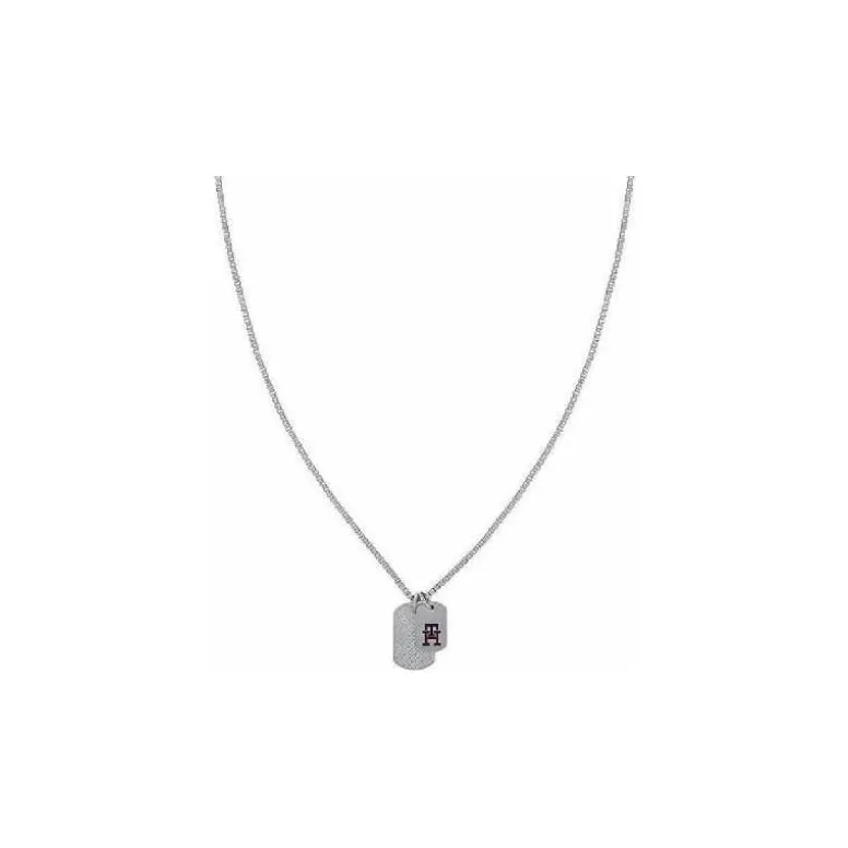 Tommy Hilfiger Stainless Steel Necklaces Unisex Silver-0