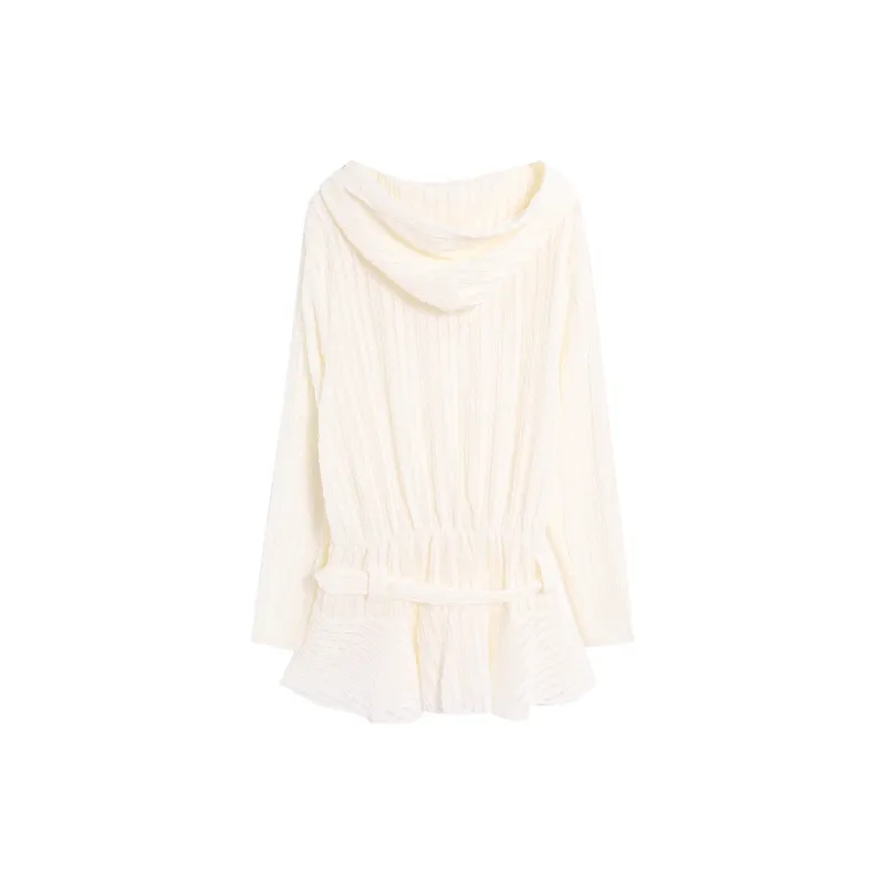 HAPG Long-Sleeved Dresses Women's White-1