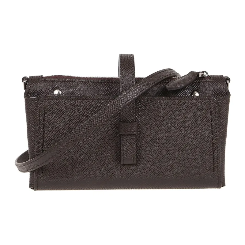 Fontana Milano 1915 Leather Crossbody Bag Shoulder Bag Mini Women's Brown-2