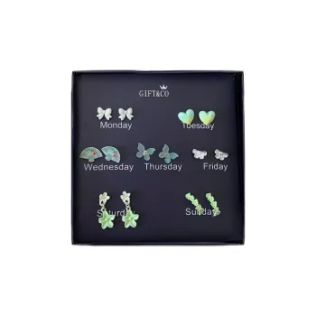 GIFT&CO S925 Silver Stud Earrings Women's