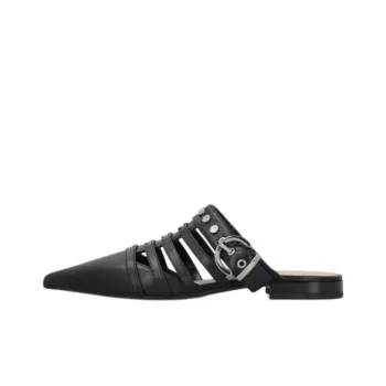 PINKO Wrap toe Slippers Women's Black