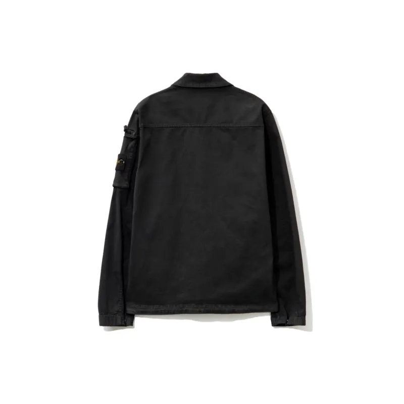 STONE ISLAND Logo Patch Zipped Jacket-1