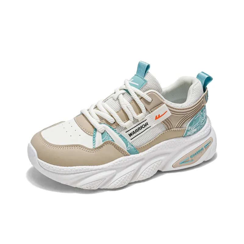 WARRIOR Chunky Sneakers Men Low Top Green-1