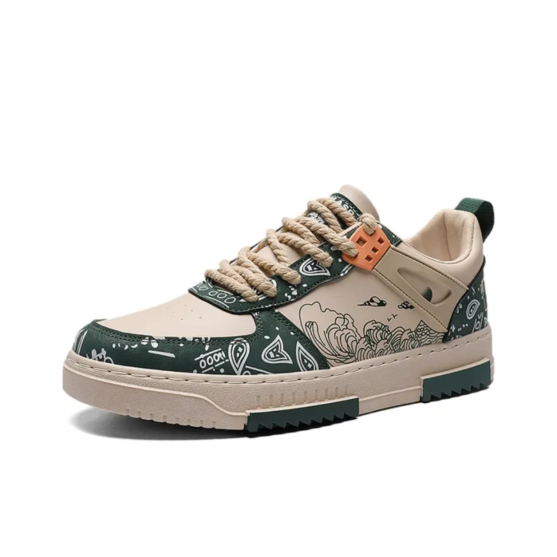 TEXWOOD Wrapping Anti Slip Shock Absorbing And Wear Resistant Low Top Skateboard Shoes Men's Box-15