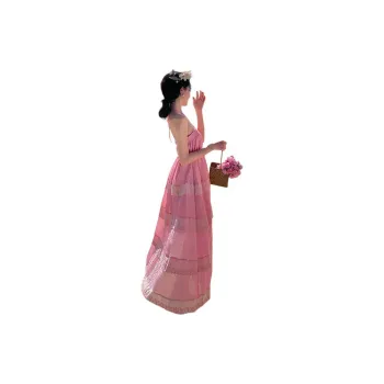 PLANE DRIFT Slip Dresses Women's Pink