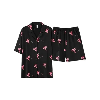 XIAFENYAN Pajama Set Women's Black