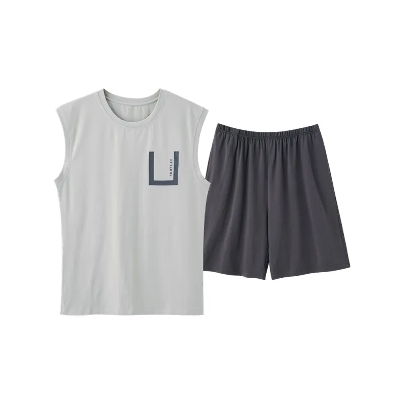 Qiao Ni Tong Pajama Set Men's Image Color-0