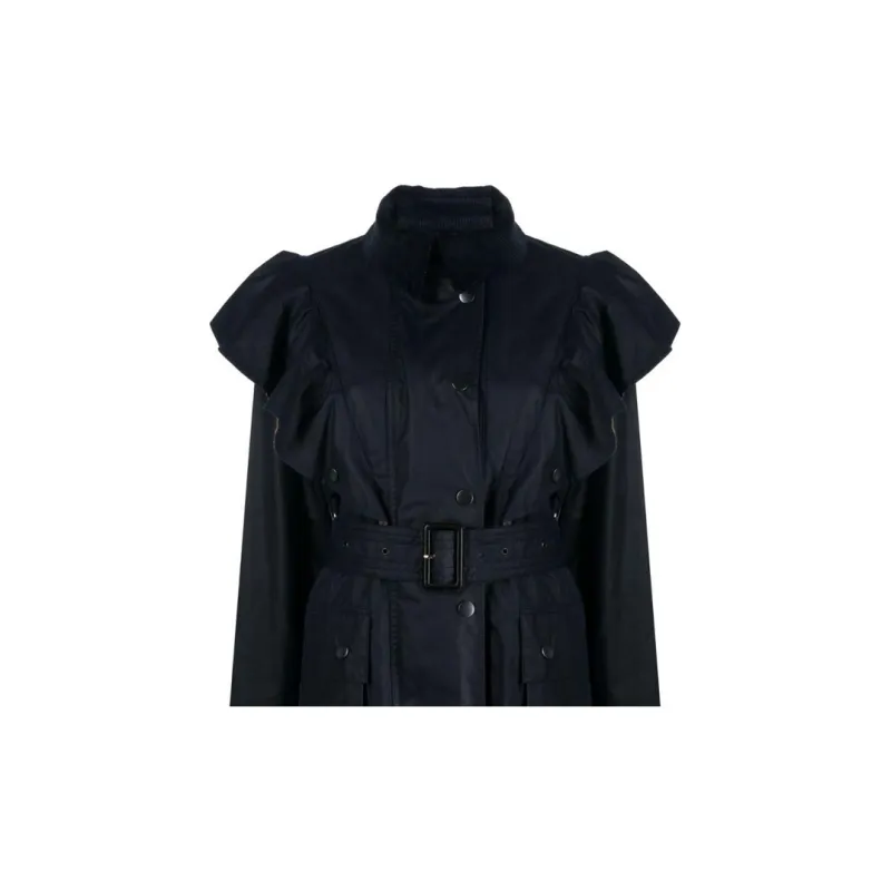 Chloe x BARBOUR SS23 Jackets Coats Women's Midnight Blue-4