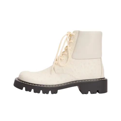 LOEWE Sierra Ankle Boots Women's White