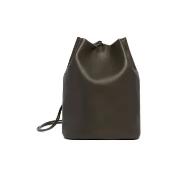 THE ROW Leather Bucket Bag, Backpack Regular Women's Brown