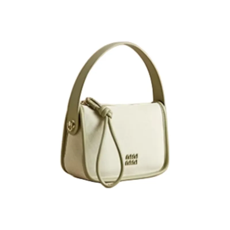 JOSINY PU Handbag Small Size Women's Ecru/Blue-3