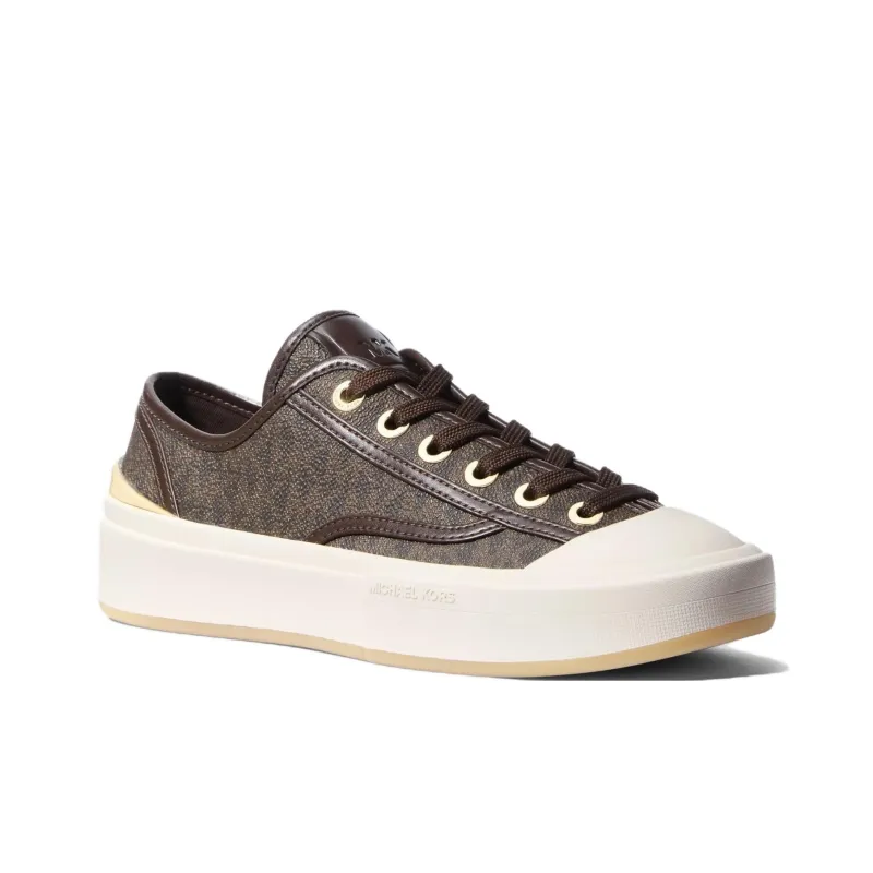 MICHAEL KORS Jude Low Top Skateboard Shoes Women's Dark Brown-2