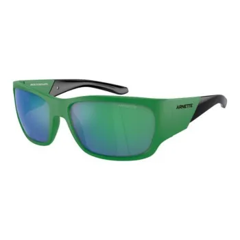 Arnette Resin Irregular Shape Sunglasses Men's Green
