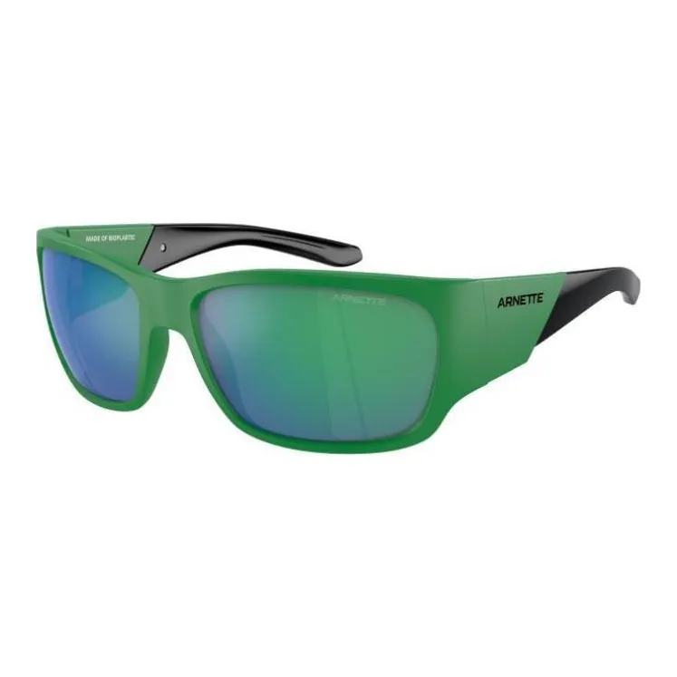 Arnette Resin Irregular Shape Sunglasses Men's Green-0