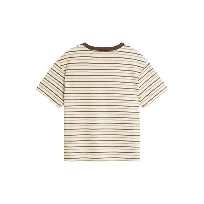 Inman T Shirt Women's Coffee Apricot-1