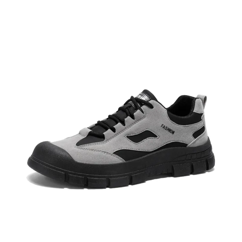 Boogie Bear Casual Shoes Men Low Top Gray/Khaki/Black-1