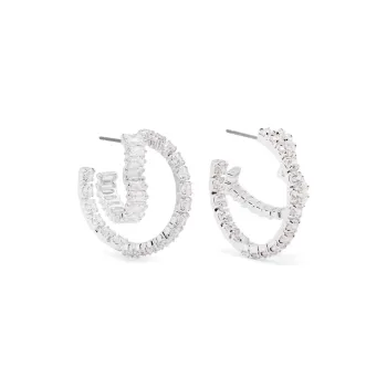 Swarovski Matrix Hoop Earrings