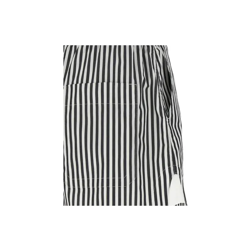 SportMax Muscari Striped Shorts-3