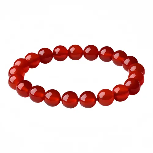 MY WORLD BEGINS AND ENDS WITH YOU Chalcedony Jade Bracelets Unisex