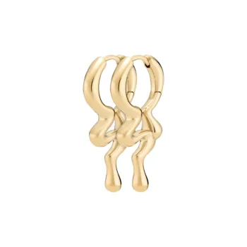 Maria Black Recycled Sterling Silver 18K Gold Gold-Plated Earrings Unisex Gold