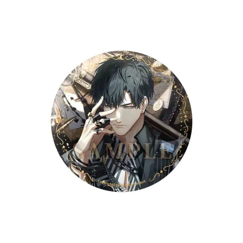The Love Of Light And Night Osborn Evan Sariel Jesse Charlie Su Eclipse Collection Character Tinplate Badges-0