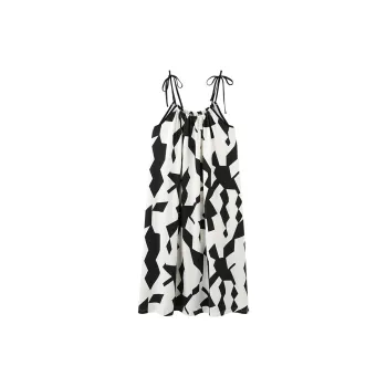 PBENO PD Nightgown Women's Black White