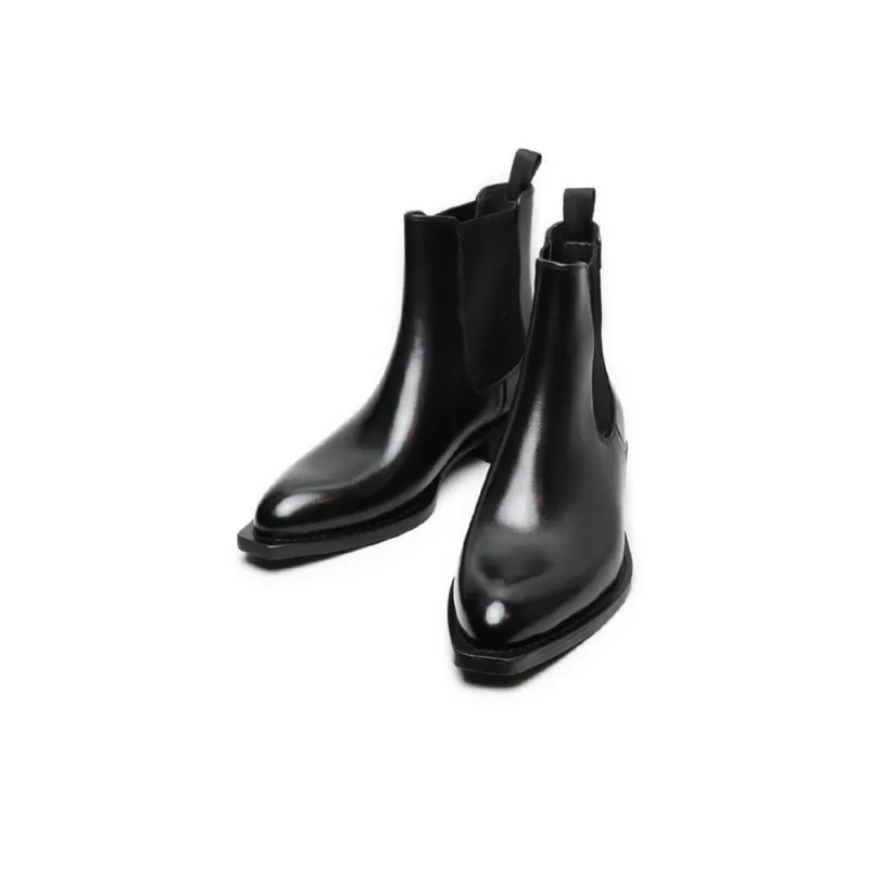 SAINTNJORD Short Chelsea Boots Men's Black-2