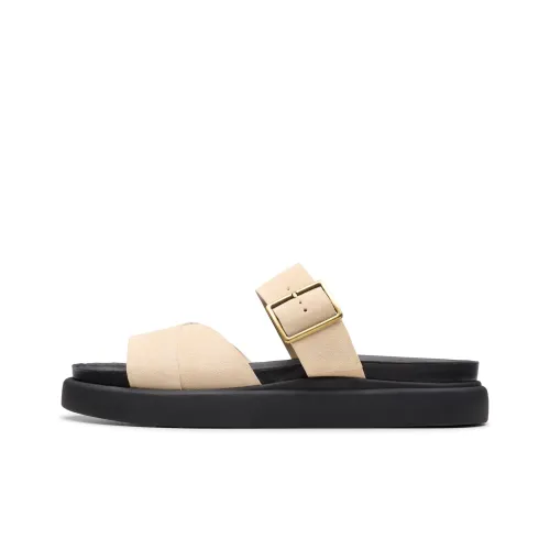 Clarks Slide Slippers Women's White