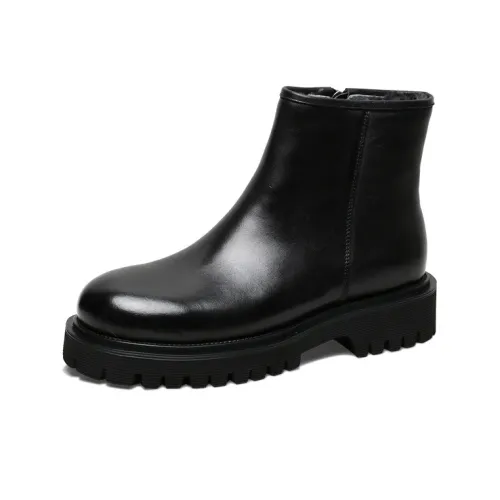 SAINTNJORD Ankle Boots Men's Black
