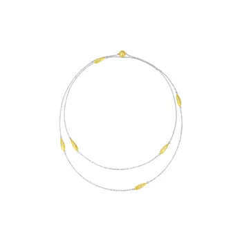 ZEGL Copper Plated With 14K Gold Necklaces Women's