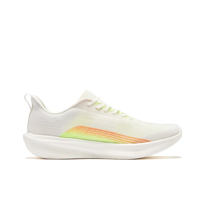 Erke Water Float 6 Running Shoes Men Low Top Microcrystal White Fluorescent Sprout Green-1