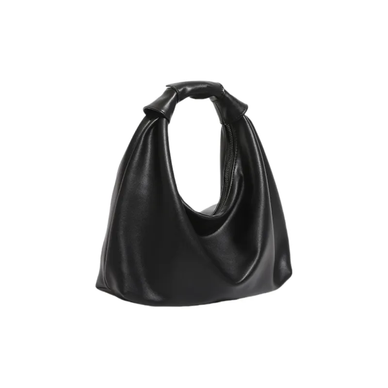 NOMK PU Handbag, Shoulder Bag Women's Ecru/Classic Black/Dark Coffee-3