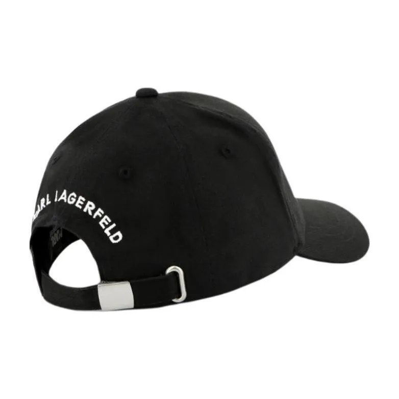 KARL LAGERFELD / Karl Lagerfeld Jeans Logo embroidered Cotton Cap-1