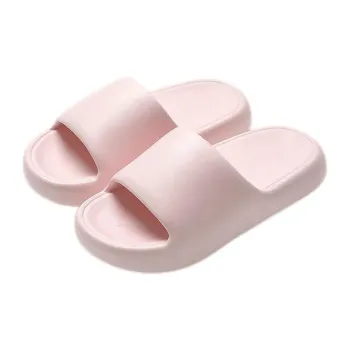 NAIHUO Summer Home Use Squashy And Bouncy Feeling EVA Platform Slippers, Bathroom Bathing Slip Resistant Quiet, Unisex