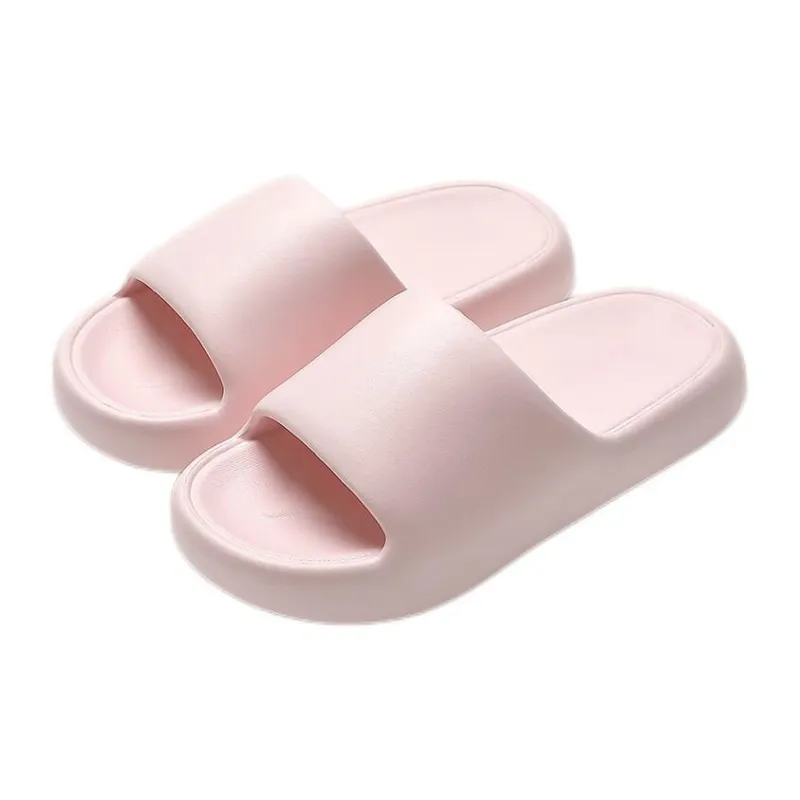 NAIHUO Summer Home Use Squashy And Bouncy Feeling EVA Platform Slippers, Bathroom Bathing Slip Resistant Quiet, Unisex-0