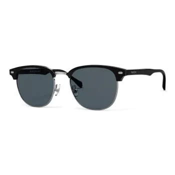 PARZIN Alloy TR/Memory Plastic Plate Frame Browline Sunglasses Unisex
