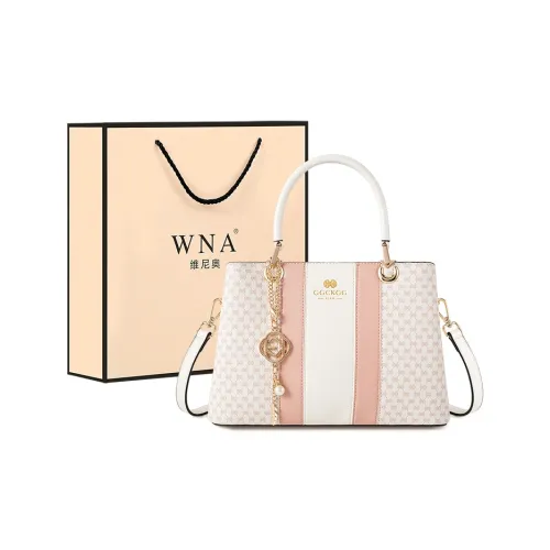 Vigno Synthetic Leather Tote Bag Shoulder Bag Crossbody Handbag Regular Women's Pink/Blue