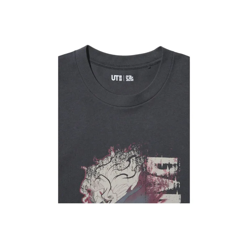 UNIQLO T Shirts Unisex Dark Gray-5
