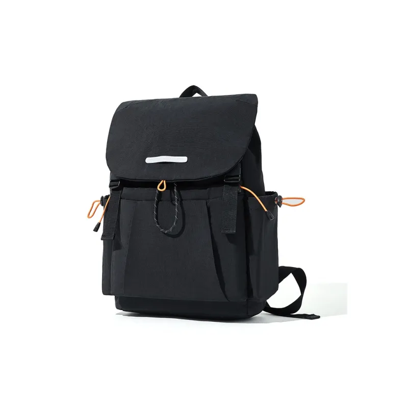 BOSTANTEN Fabric Backpack Unisex Black/Green-2