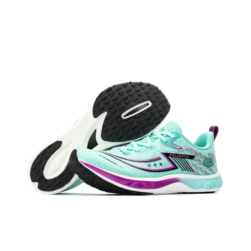 POLUDIYIPI Blaze GT9.0 SPEED Lightweight And Breathable Sprint Long Distance Running Shoes Unisex Purple Cyan Blue-3