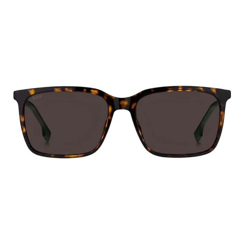HUGO BOSS Square Sunglasses Men's Tortoiseshell-1