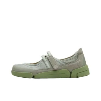 Clarks Three Petal Shoes 2.0 Collection Low Top Casual Shoes Women's Green