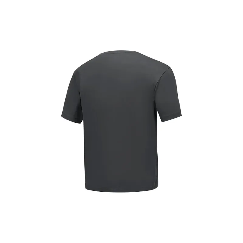 Skechers GO DRI Sports Lifestyle Collection T Shirt Unisex Volcano Gray-1