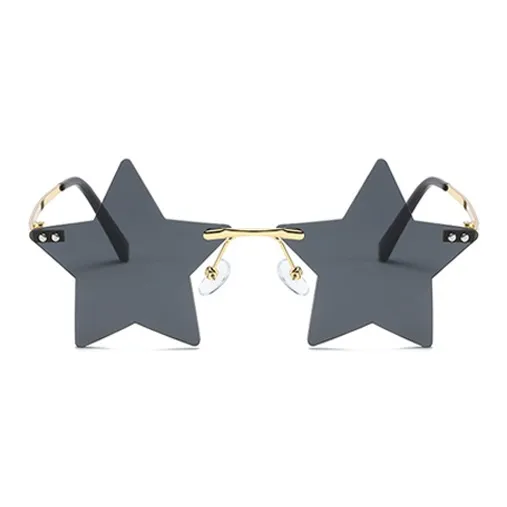 NOME PC Metal Irregular Shape Sunglasses Unisex-1