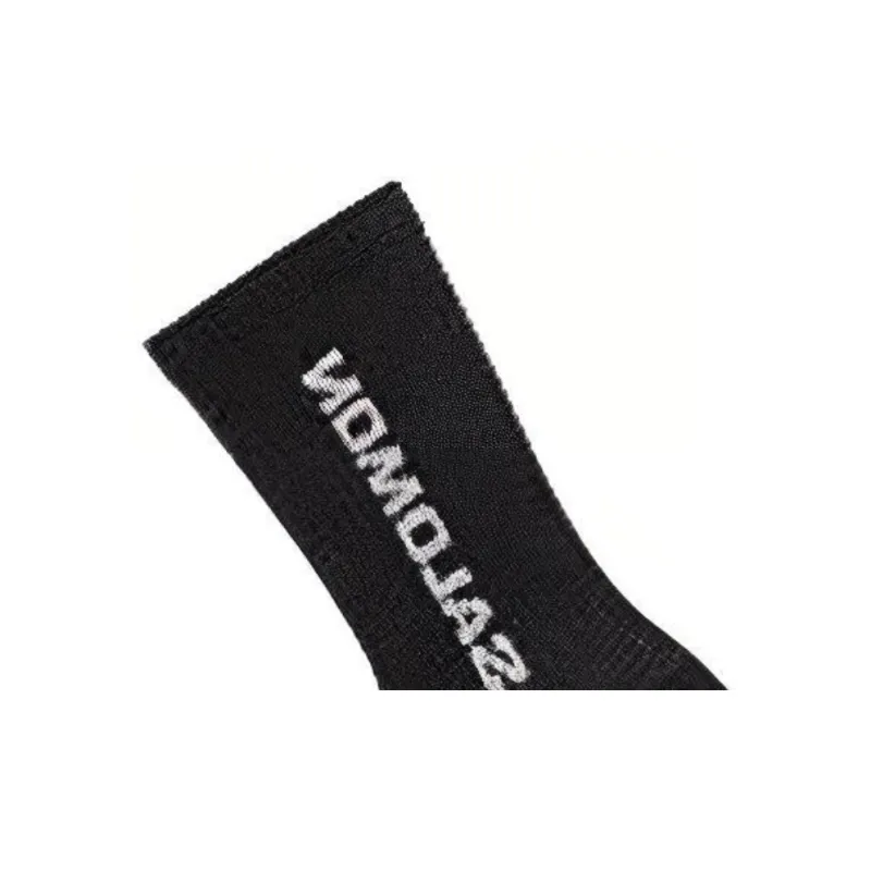 SALOMON Mid Calf Socks Men's 3 Pack Black-4