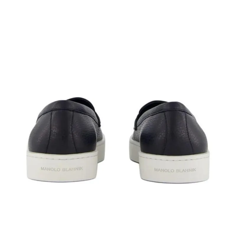 MANOLO BLAHNIK Ellis Casual Shoes Men's Dark Blue-5