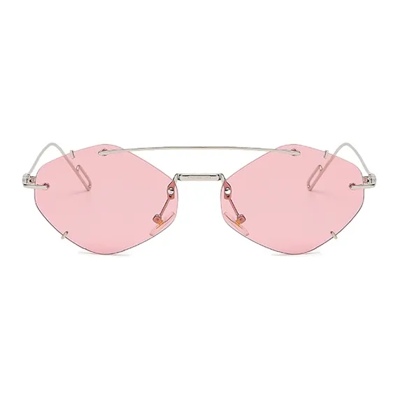 NOME Metal Plastic Irregular Shape Sunglasses Unisex-7