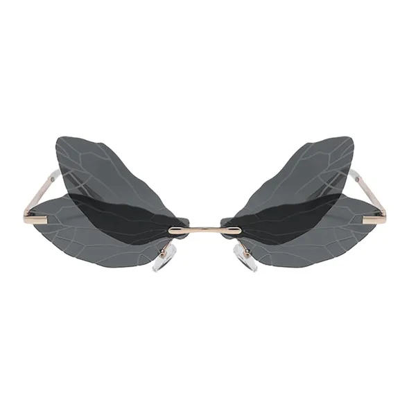 NOME Metal Plastic Irregular Shape Sunglasses Unisex-1