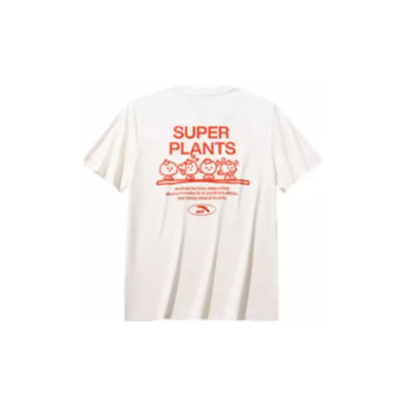 Anta x CHAOJIZHIWU,LIANMINGKUAN Life Collection T Shirt Women's Warm Jade White-1
